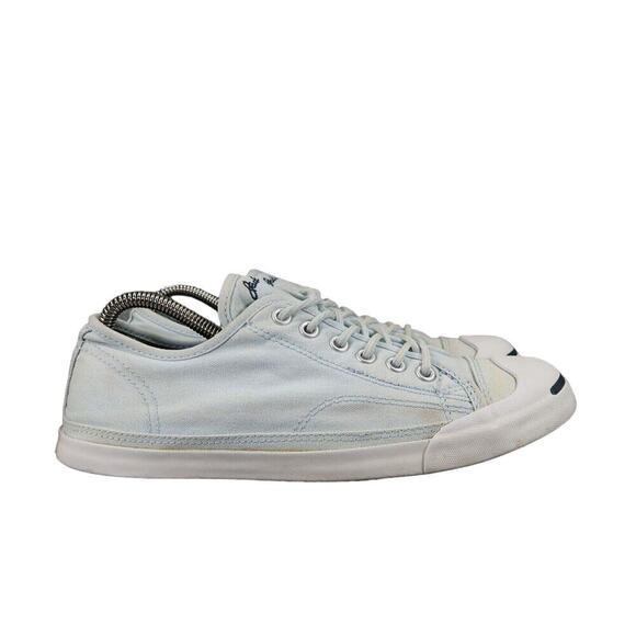 Converse Shoes Womens 9 Sneakers Jack Purcell Ox Classic Canvas Retro Blue Low - Picture 2 of 14